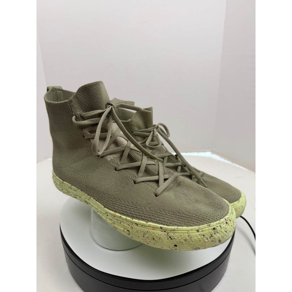Converse Chuck Taylor All Star Crater Knit Olive Green Mens 8.5 W10.5 High Ankle - Picture 8 of 16
